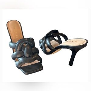 Kellie Leather Coach Sandal
